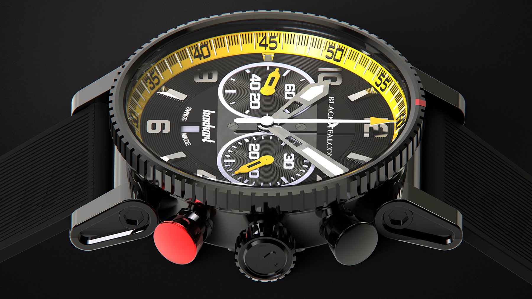 Introducing – Hanhart Primus Black Falcon Limited Edition - WATCHLOUNGE
