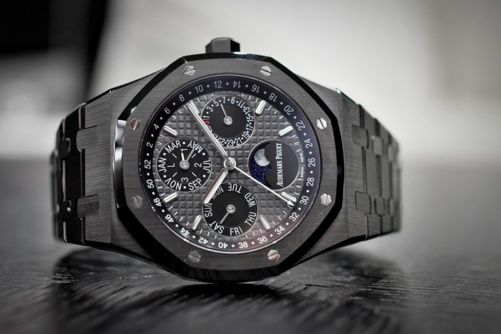 Audemars Piguet Royal Oak Double Balance Wheel Openworked Black Ceramic Time and Watches