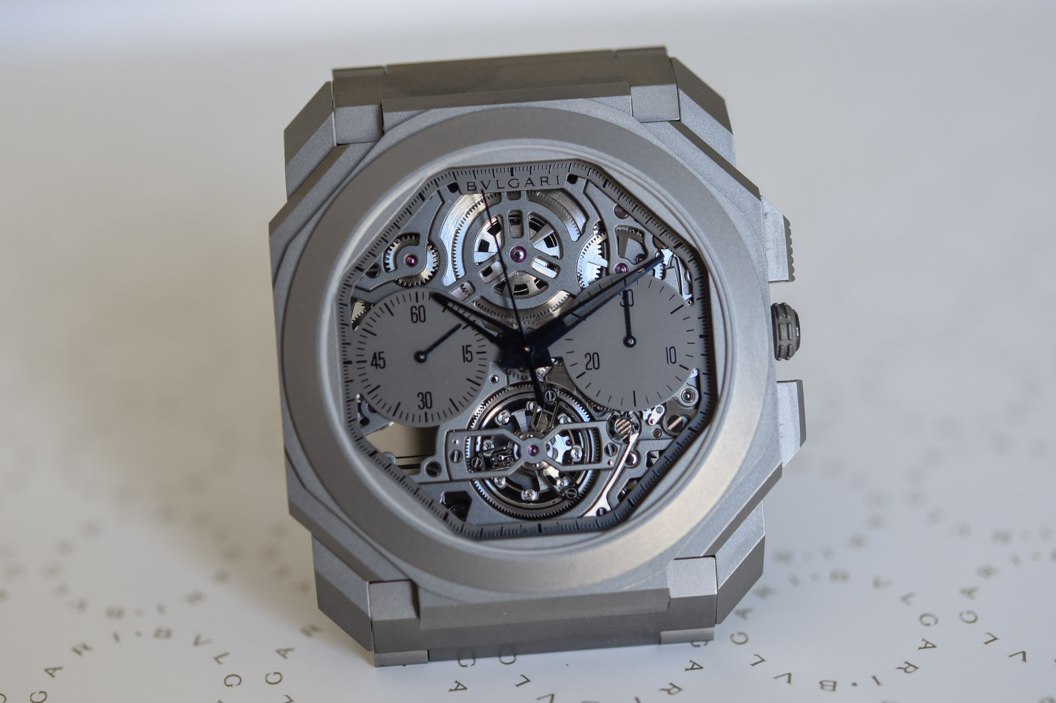 bvlgari iron man automatico tourbillon original