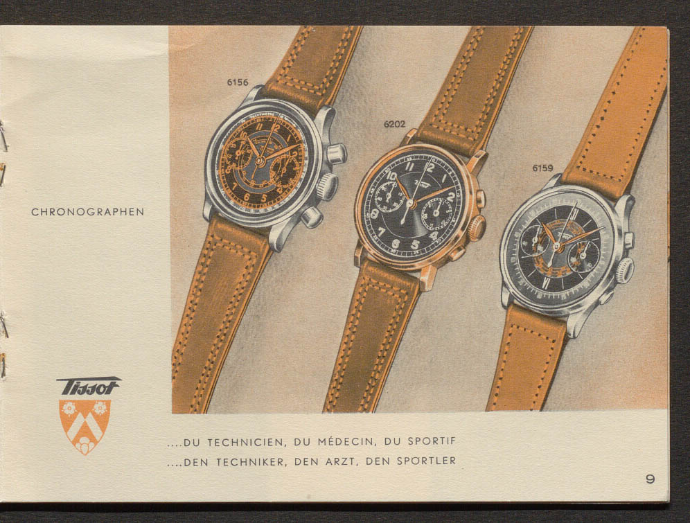 Vintage Tissot Chronograph catalogue
