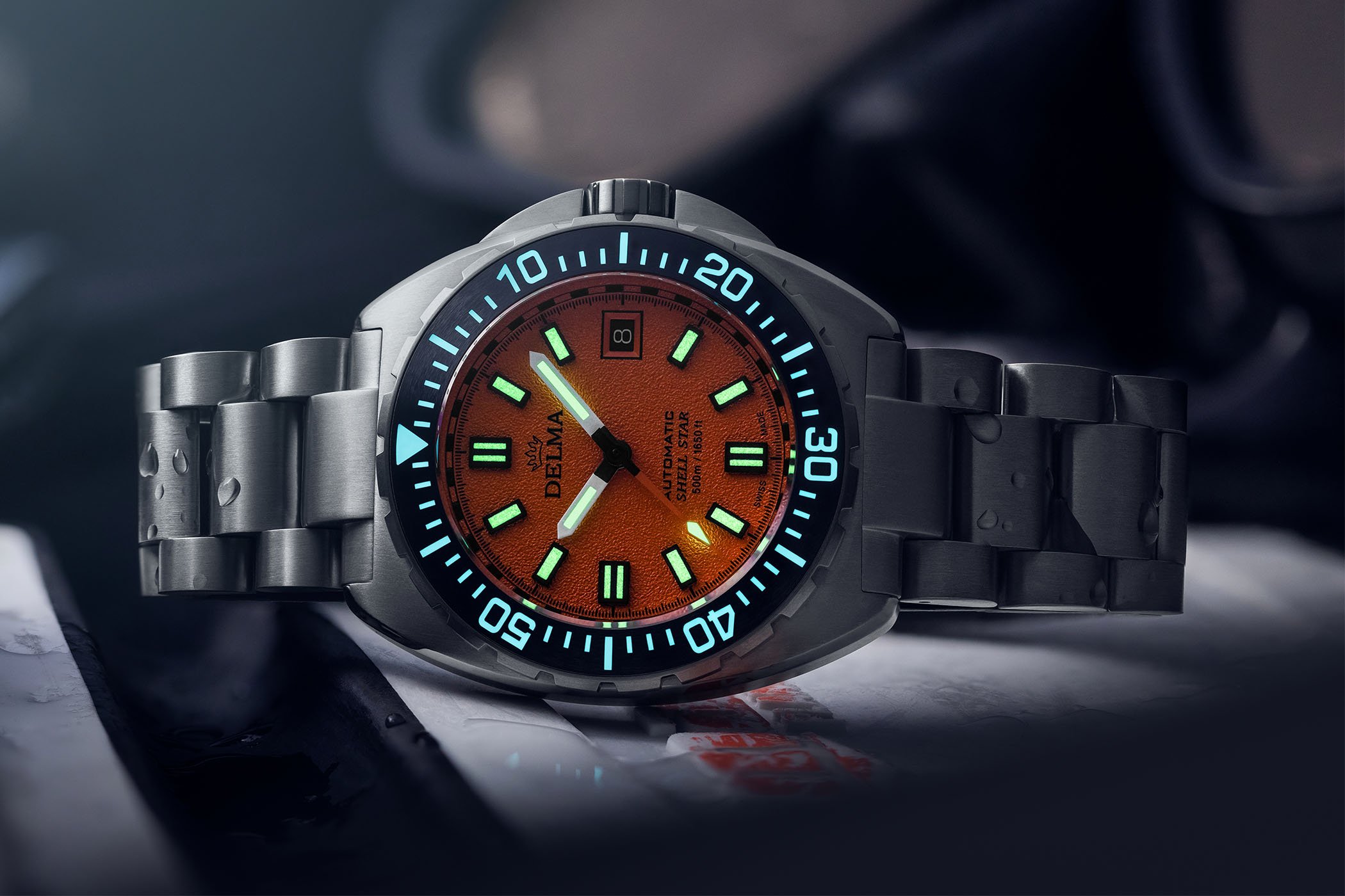 Delma Shell Star Titanium 41mm Automatic Dive Watch
