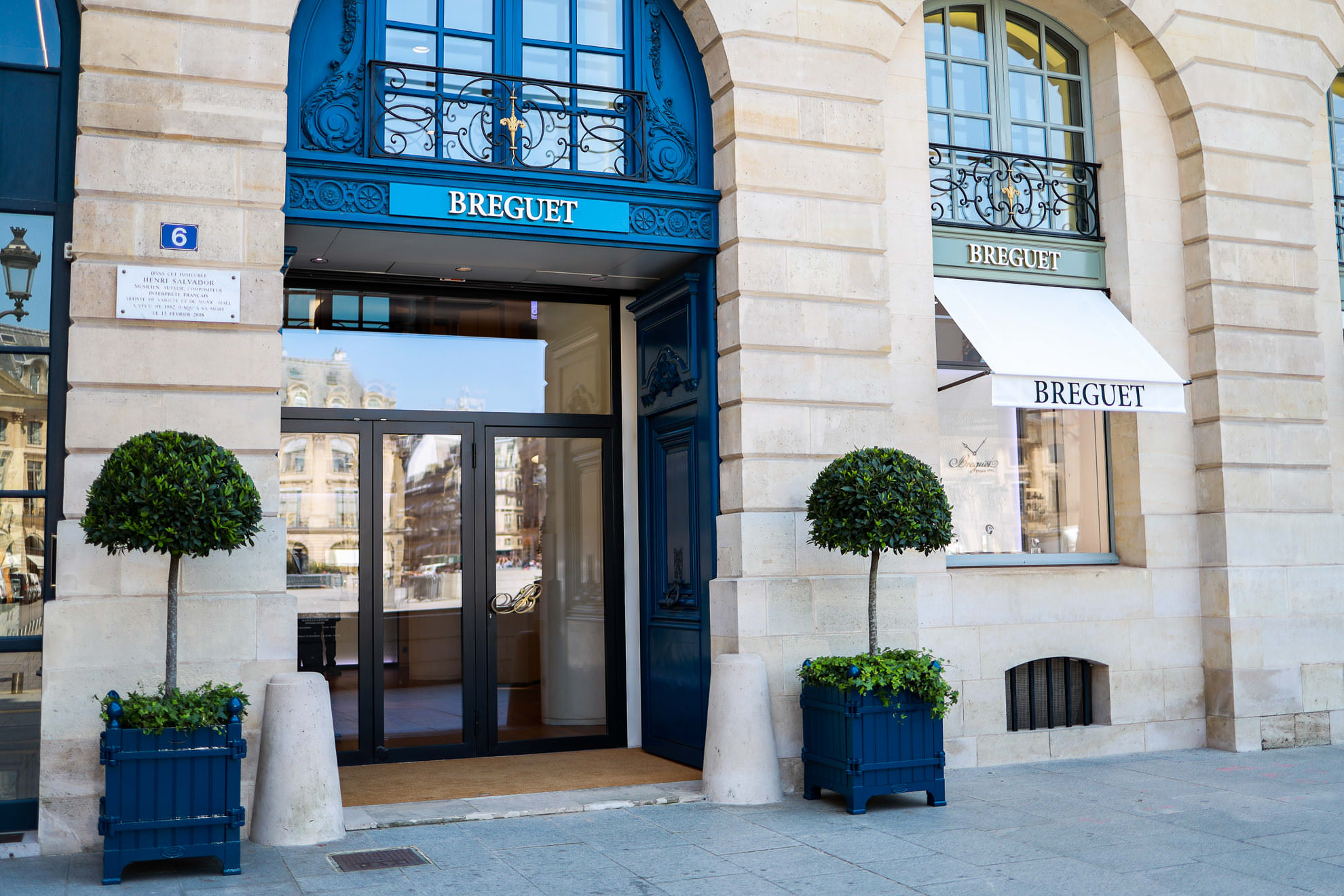 Die Breguet Boutique an der Place Vendôme in Paris