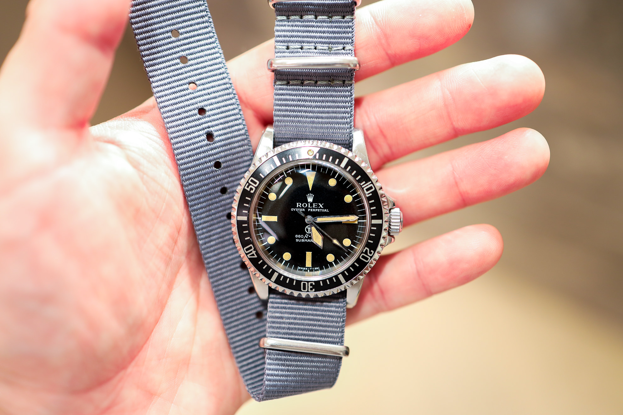 Rolex Milsub 5513 aus 1974